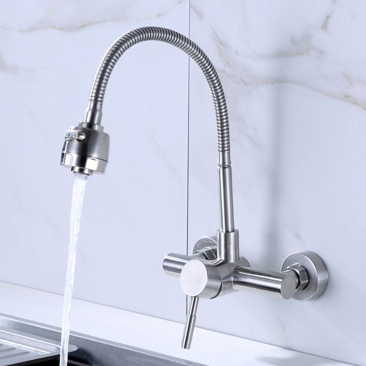 Modern Faucet 1-Handle 2-Hole Single Level Low Profile Pot Filler Faucet