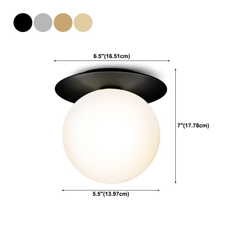 Contemporary Wall Sconce Lighting Creative Glass Ball Wall Light Fixture