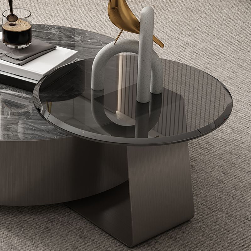 Italian-style Stainless Steel with Drawer Slate Modern Minimalist High-end Combination