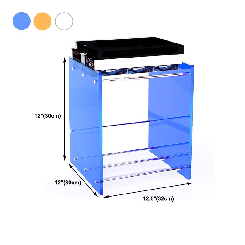 Multiple Colors Modern Style Bookshelf Acrylic Bookcase for Home