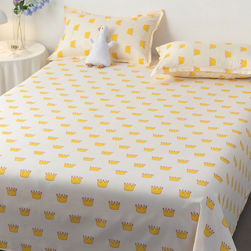 Breathable Printed Bed Sheet Twill Polyester Non-Pilling Sheet