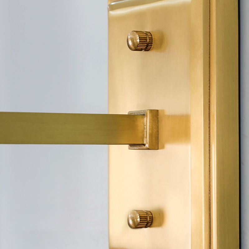 Lampada per parete per pareti in vetro d'acqua trasparente contemporanea lampada da monte a parete in ottone 1/2 luci a forma ovale per il letto