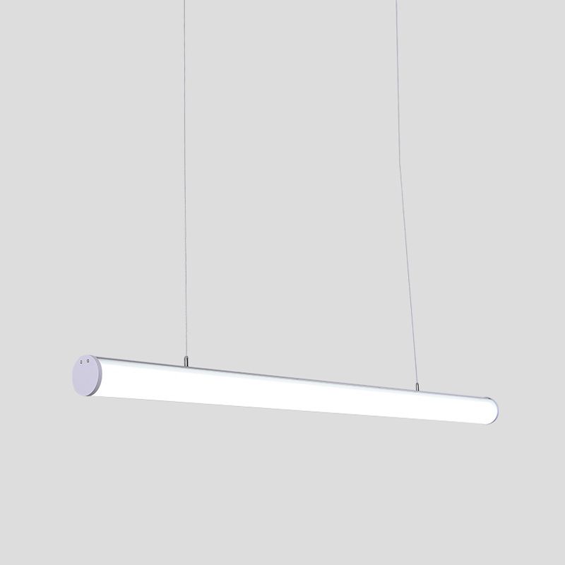 Metal Island Leuchte Einfacher Stil 1-Licht-lineare Hanglampe mit Acrylschatten