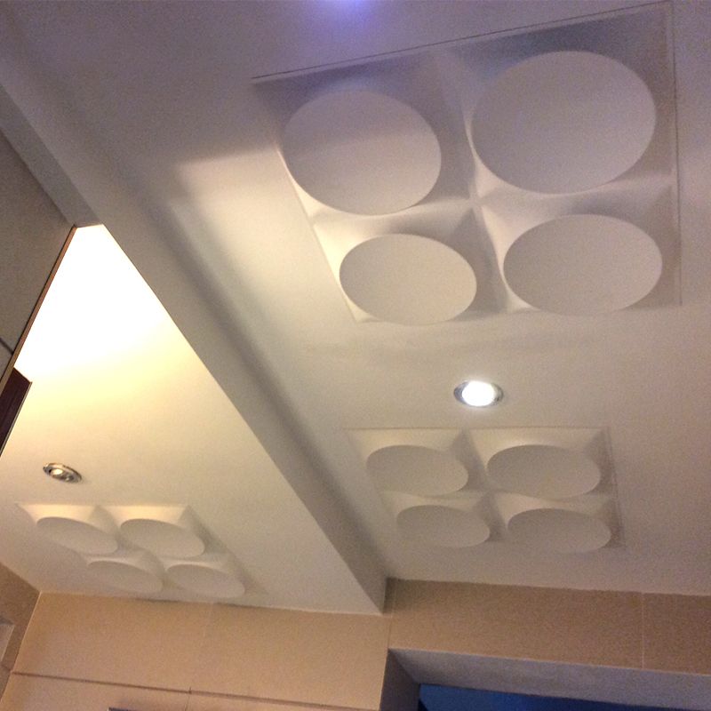 Modern Style PVC Wall Panel Living Room Peel and Stick 3D Wall Paneling