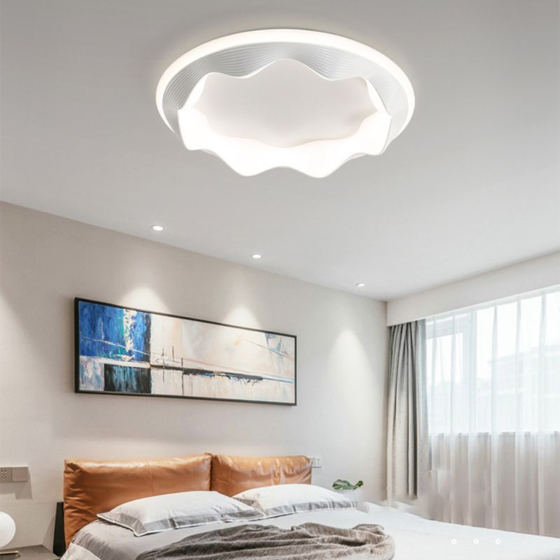 LED Modern Ceiling Light Polish Finish Flush Mount Lighting for Foyer
