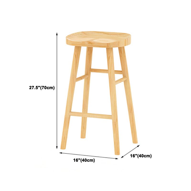 Modern 1/5/9 Pieces Bar Table Set Rectangle Pine Wood Counter Table for Milk Tea Shop