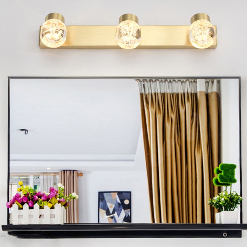 Postmodern Globe Vanity Sconce Lights Mount mural en verre luminaire pour salle de bain