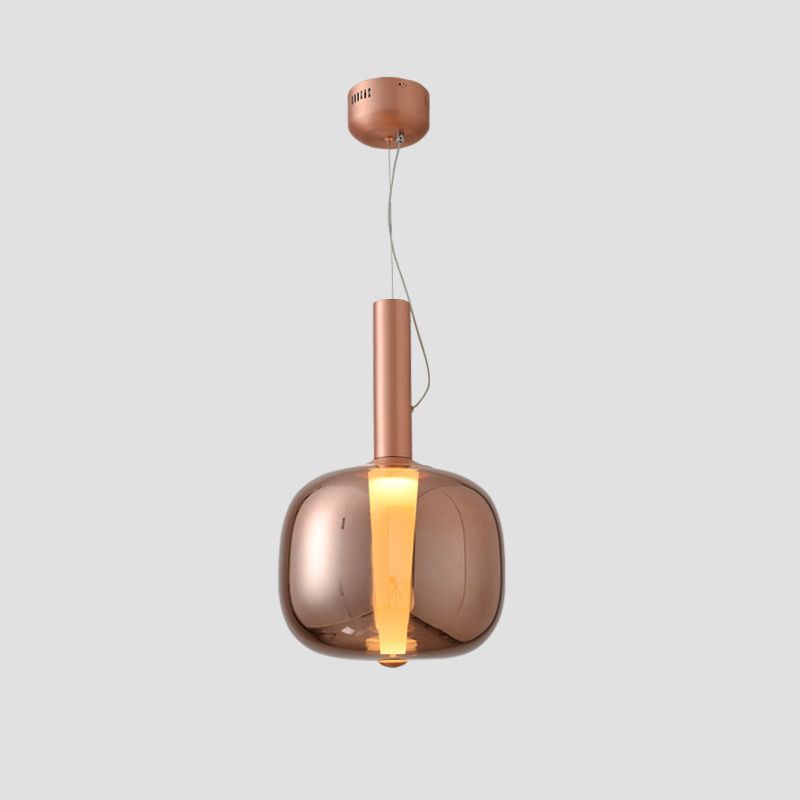 Glazen slanke nekfleshangingslamp Minimalistisch 1 kop hanglampje kit