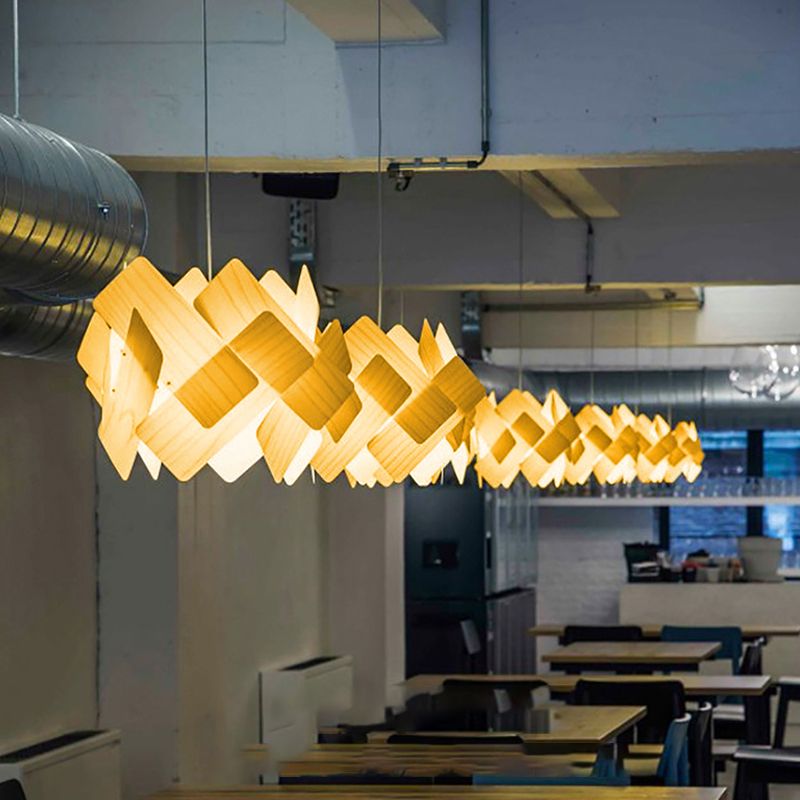 Metal Lantern Shade Hanging Lights Modern Style 1 Light Hanging Mount Fixture for Living Room