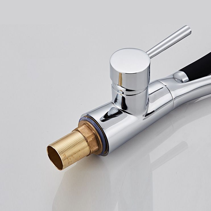 Contemporary Pull Down Single Handle Kitchen Faucet High Arch Kitchen Faucet