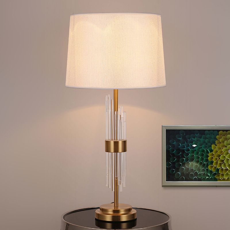 Gold Flare Task Lighting Modernism 1 Head Fabric Reading Light para sala de estar para sala de estar