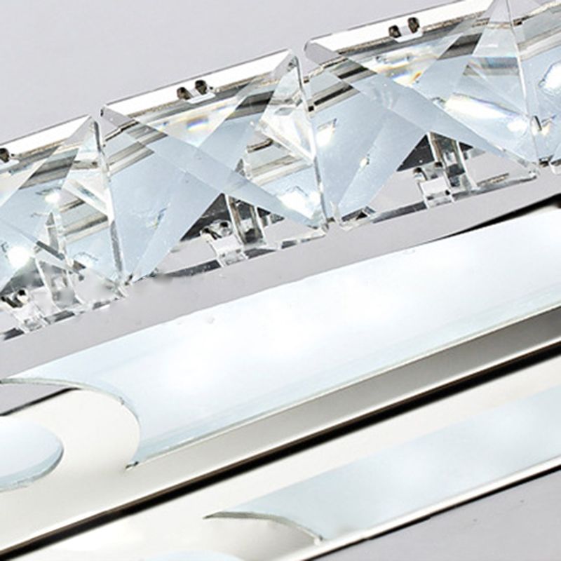 LED LINEAR LED lampe de vanité moderne Minimaliste Crystal Crystal Light