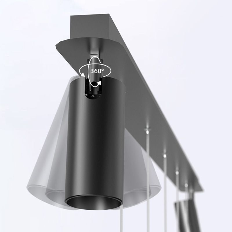 Luce cilindrica a LED LIGHTRA 360 ° Spotlight Resign Resign moderno Minimalismo Funzione illuminazione metallica