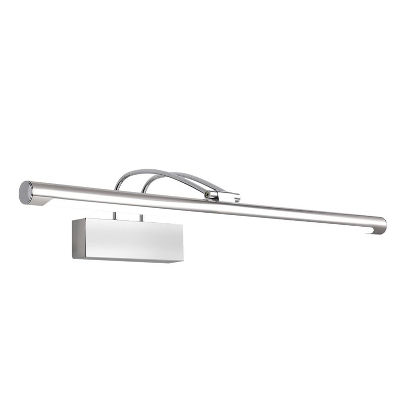Linear Shape Metal Wall Sconce Modern Single Light Mirror Wall Mounted Lighting