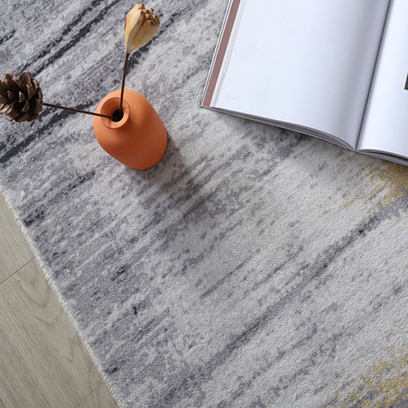 Modern Ombre Printed Carpet Polyester Area Rug Stain Resistant Shag Indoor Rug for Living Room