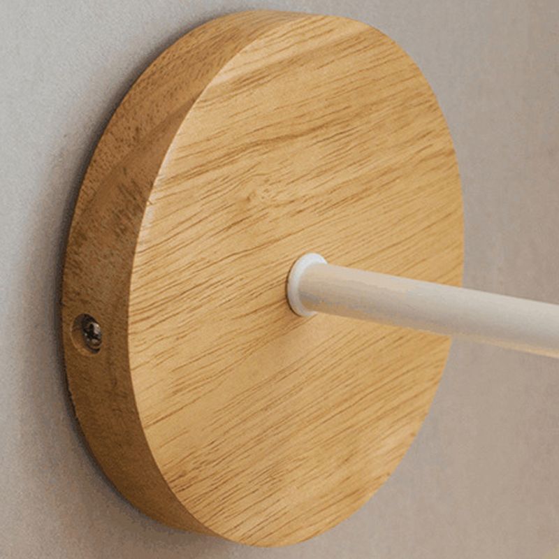 Contemporary Wall Light Simple Wooden Wall Light Sconce for Living Room