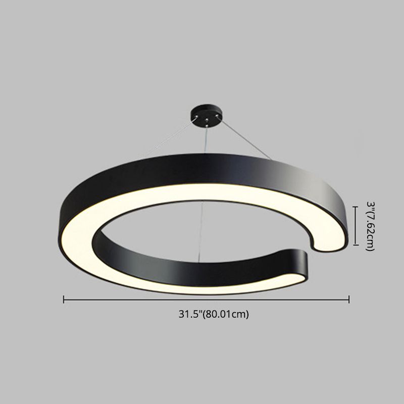 Éclairage de pendentif de bureau LED