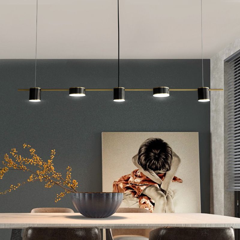 Éclairage de lustre Island Multi Light Room Island Lights Postmodern Metal LED