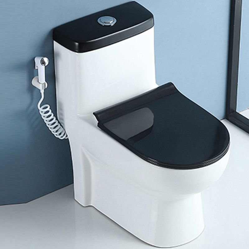 Traditional Ceramic Flush Toilet Spray Gun Included Urine Toilet for Bathroom