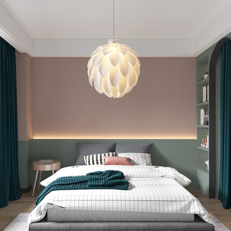 1 Light Pendant Modern Simple Style Ceiling Hanging Light Fixtures for Bedroom
