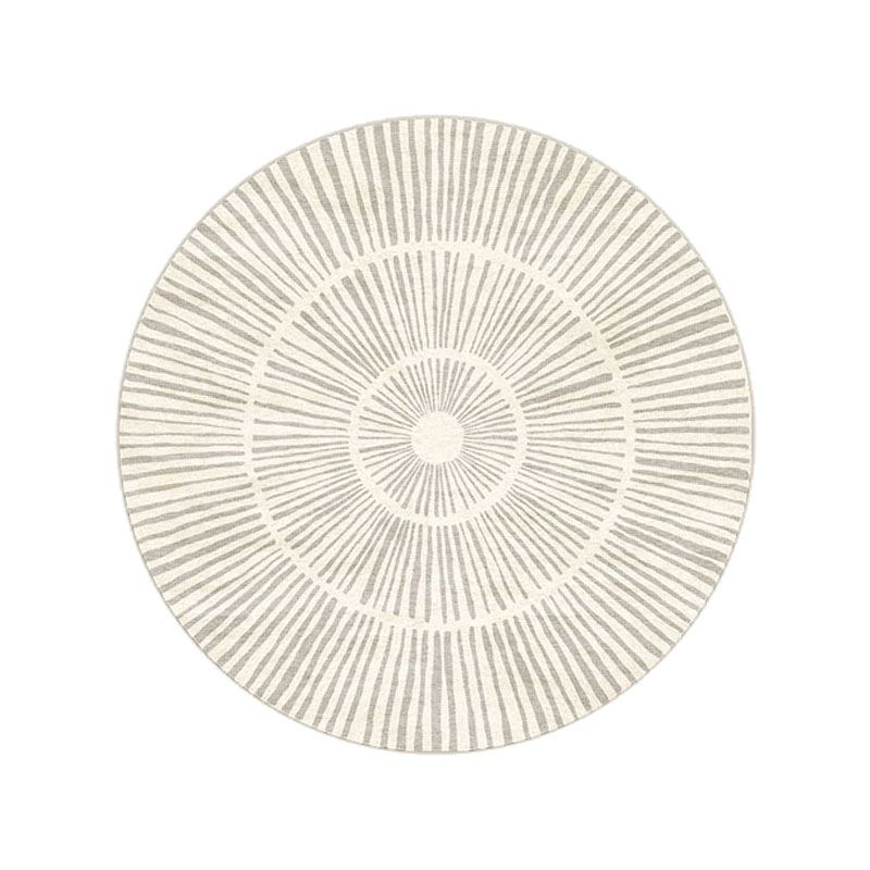 Chic Modern Area Carpet Stripe Pattern Polyester Area Rug Stain Resistant Rug for Home Decor