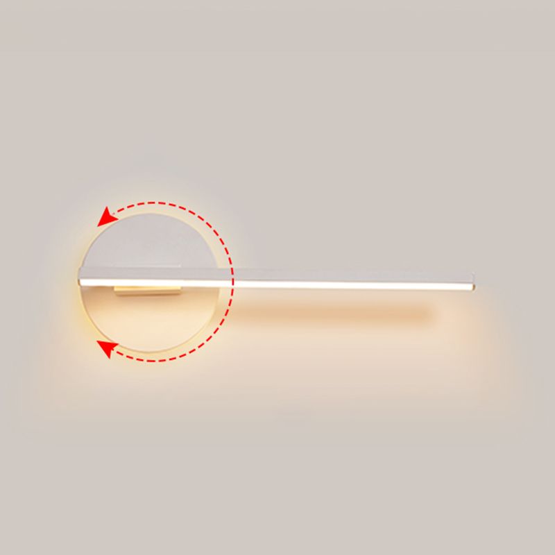 Modern Minimalist Minimalist Lampone lineare a parete Lampada Idee per illuminazione da parete in gel di silice per soggiorno