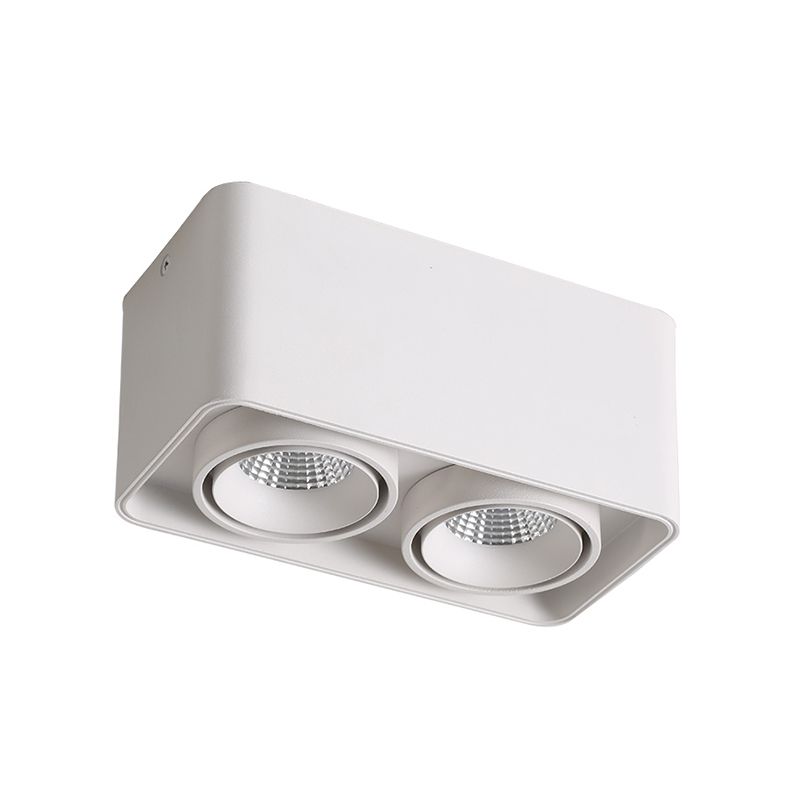 Geometry Shape LED Ceiling Lamp Modern Simple Style Aluminium Flush Mount for Aisle