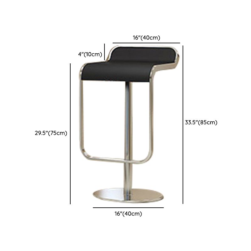 1/2/3 Bar Stool and Table Set in Black and White for Dining Room