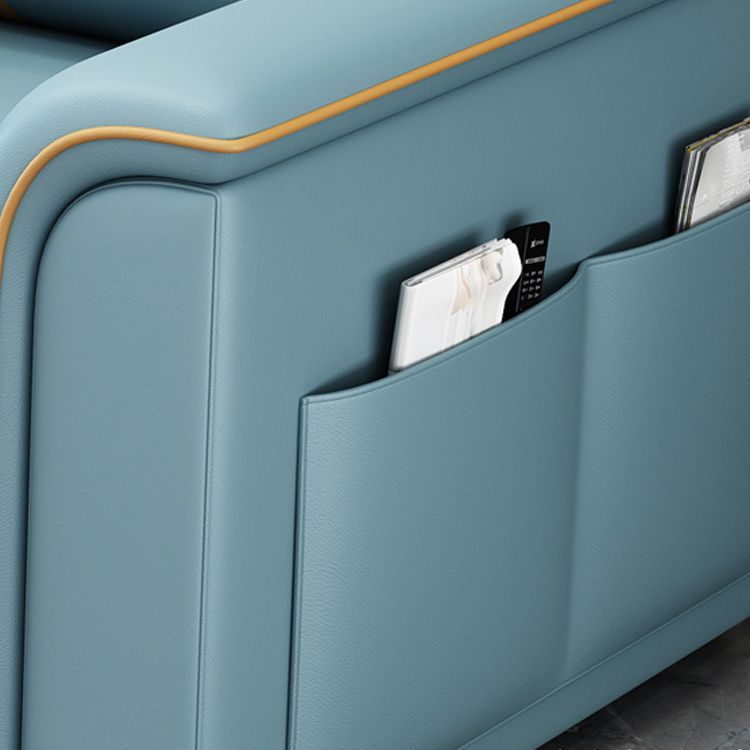 Flared Arms Futon Foldable Pillow Included Cushion Back Sleeper Sofa