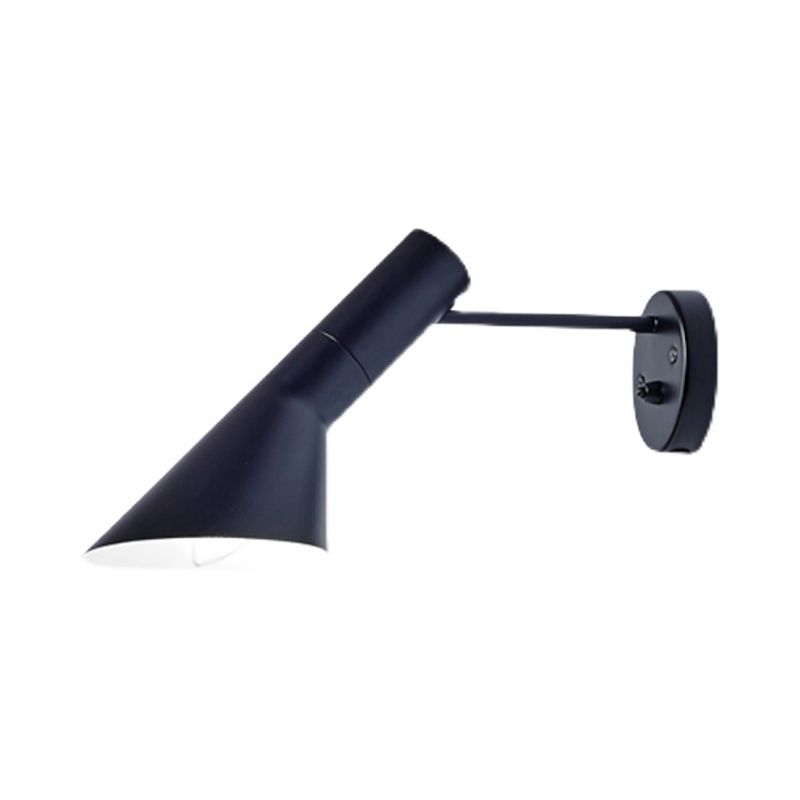 Industrial Wall Sconce Cone Shape Wall Light with Aluminum Shade for Living Room