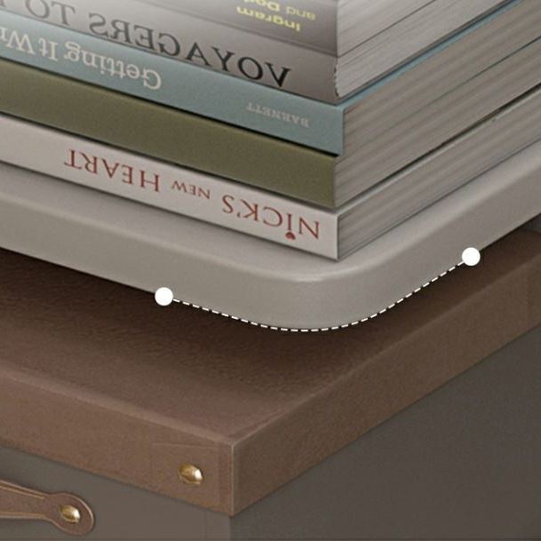 13" Wide Contemporary Shelf Closed Back Shelves Included Bookcase