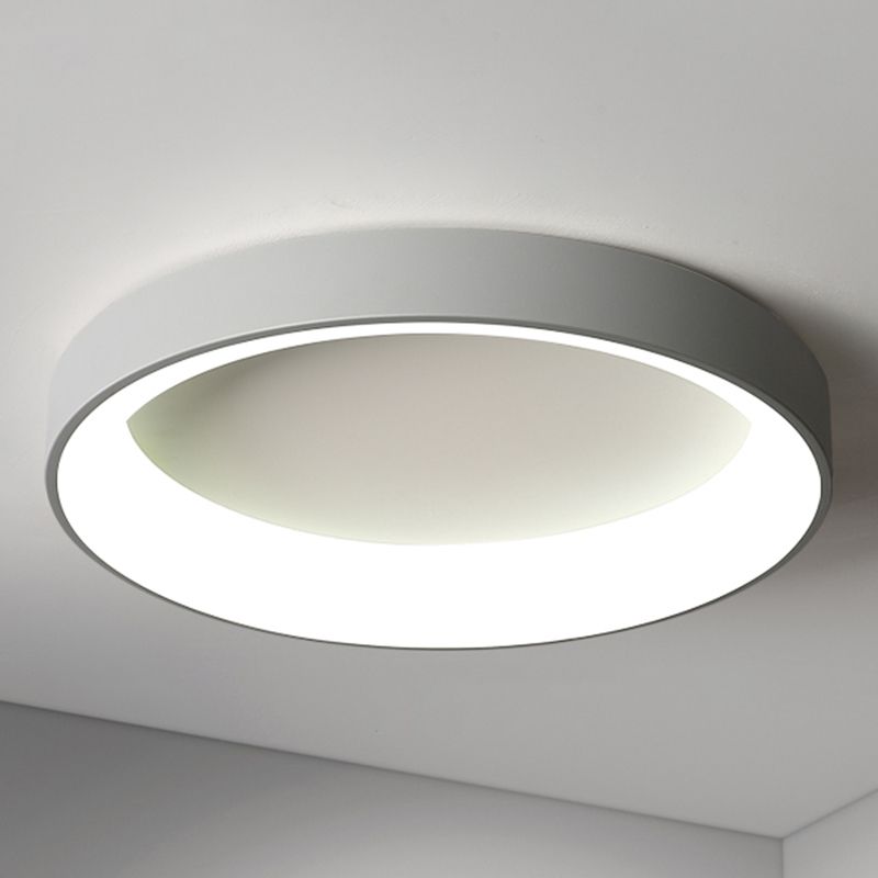 Circular Flush Mount Light Fixtures Modern Acrylic Flushmount