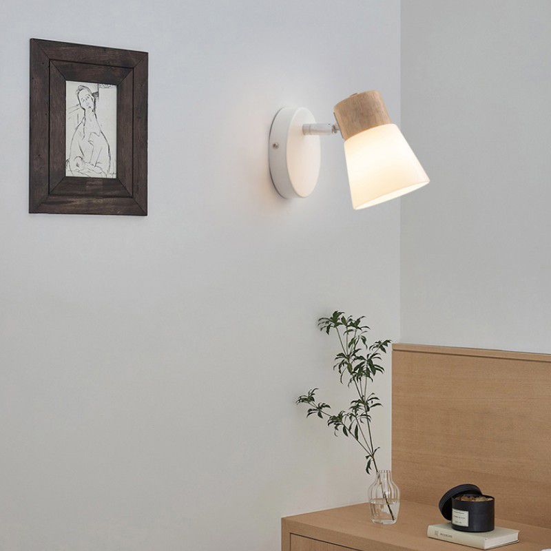 Tapered Wall Mount Light Fixture Modern Sconce Lamp for Washroom