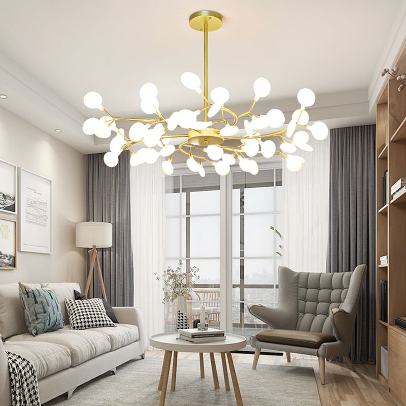 Foglie Lampada lampada lampada da design moderno illuminazione a sospensione acrilica per il ristorante