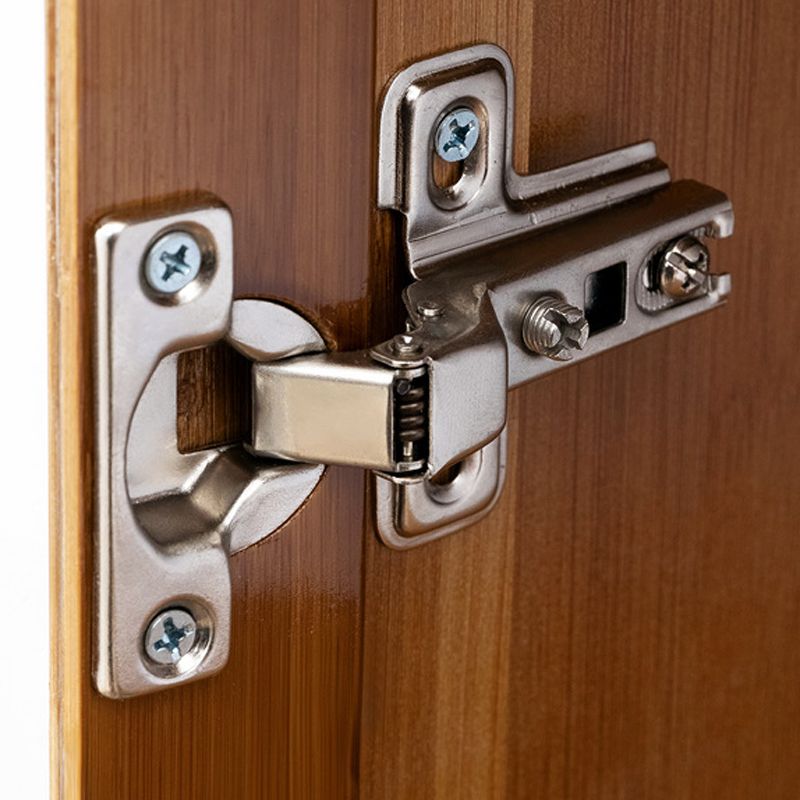 Vertical Standard Bookcase Contemporary Bamboo Closed Back Bookcase for Home Office