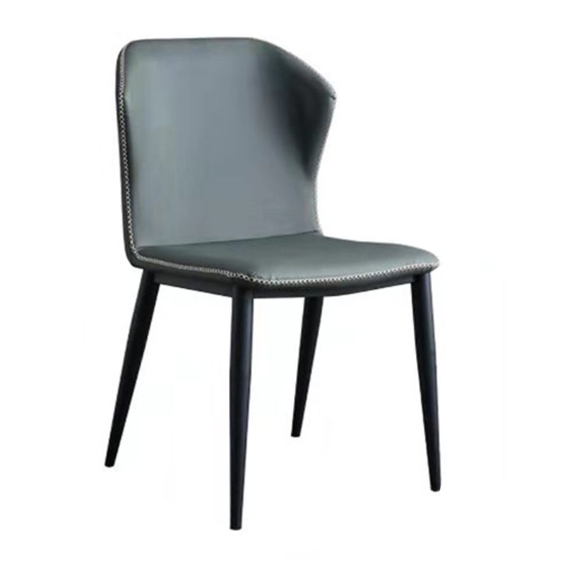 Glossy Gray Dining Table Set 1/4/5/7 Pieces Contemporary Dinette Set for Kitchen