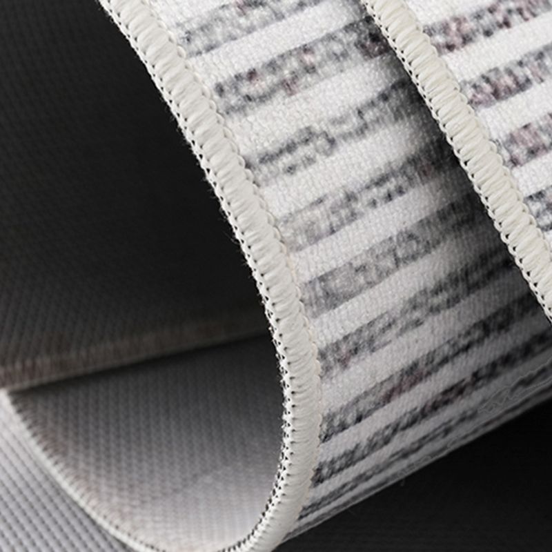 Minimalist Geometry Print Area Carpet Polyester Indoor Rug Non-Slip Backing Area Rug for Living Room