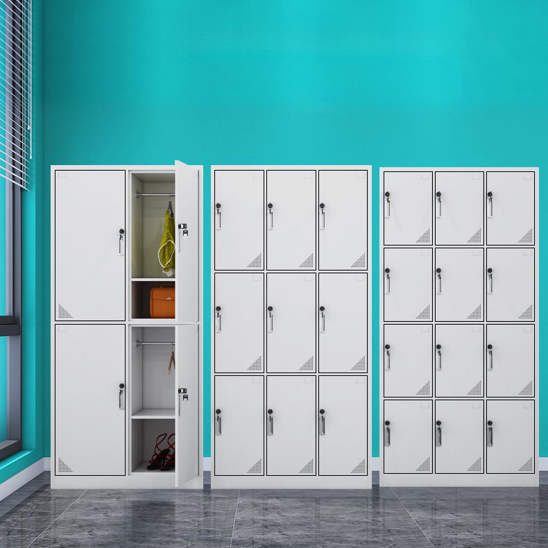 Hinged Contemporary Wardrobe Cabinet Metal Wardrobe Armoire for Home