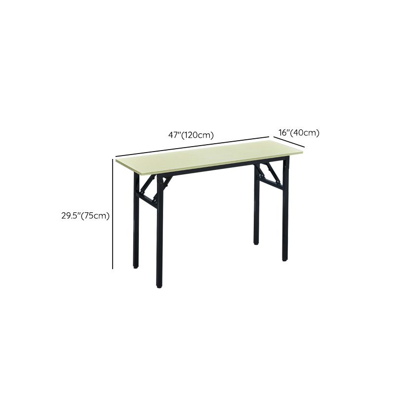 Contemporary Rectangular Dormitory Writing Desk Parsons Base Office Desk