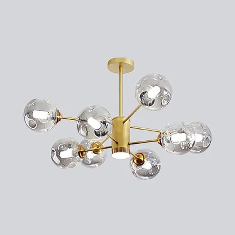 Lampade del lampadario in metallo sputnik moderno lampada sospesa per soggiorno