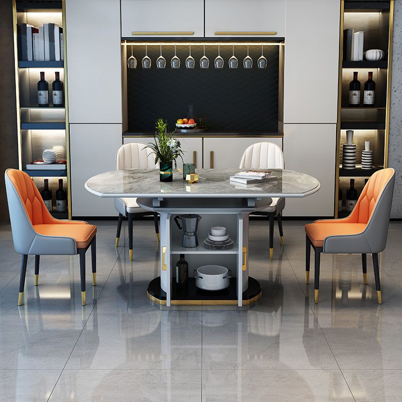 1/5/7 Piece Contemporary Style Dining Room Chair and Table Set