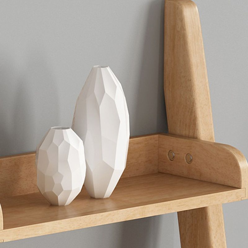 55.1-Inch H Wood Bookshelf Home Office 5-Shelf Etagere Bookcase