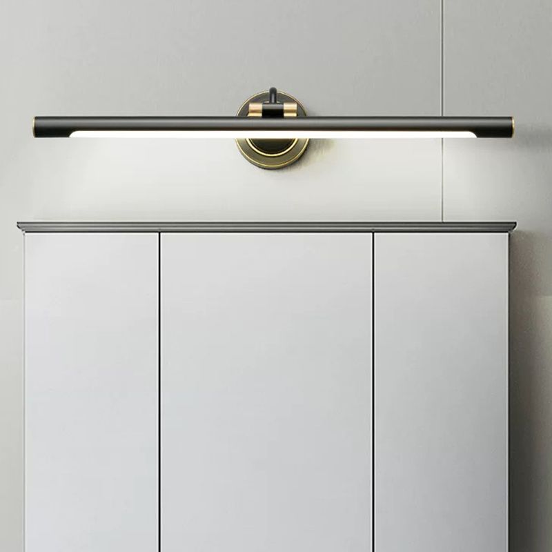 In stile postmoderno a forma lineare wall doconce metallo 1 luce sconce per bagno
