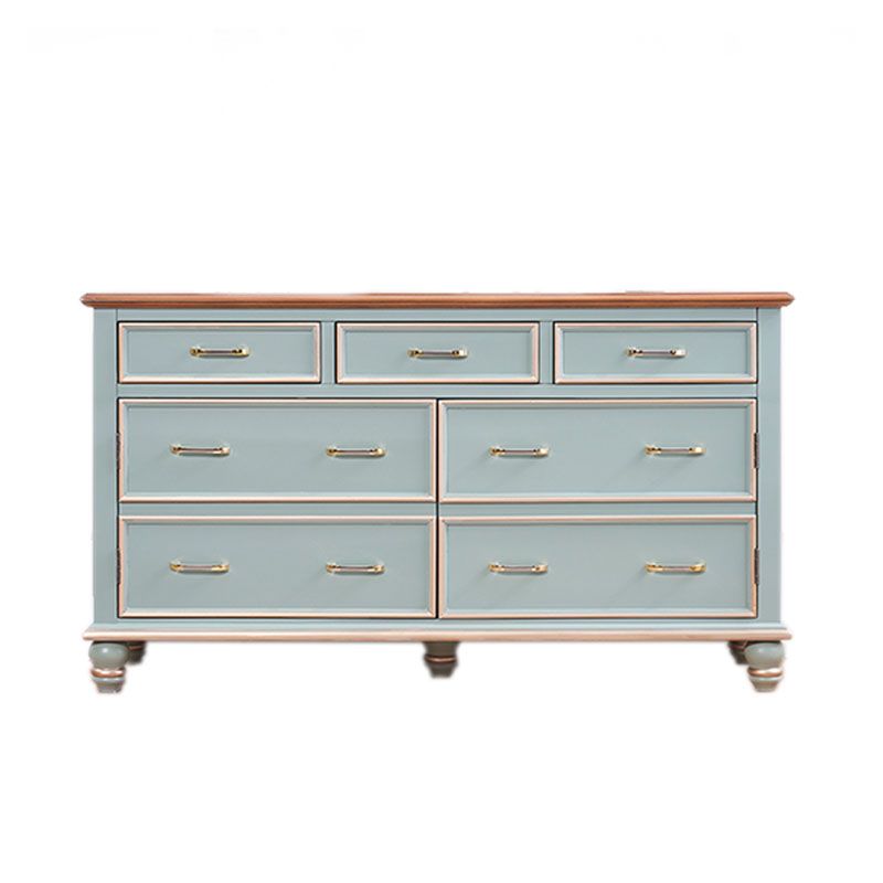 Glam Dresser Manufactured Wood Storage Chest Dresser with 5/7 Drawers