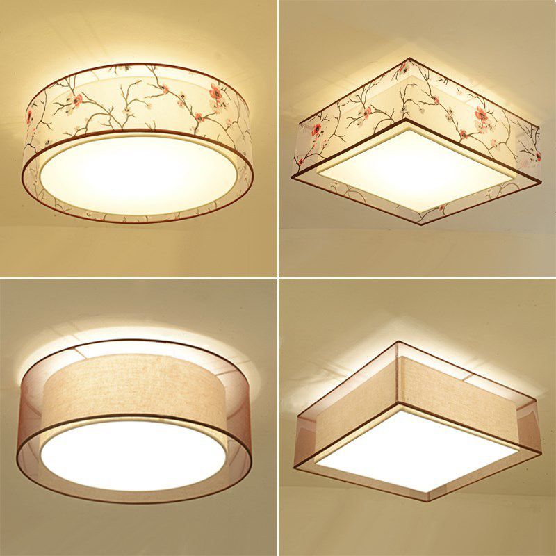 4 taille optionnel encastré plafonnier encastré moyen tissu encastré luminaire