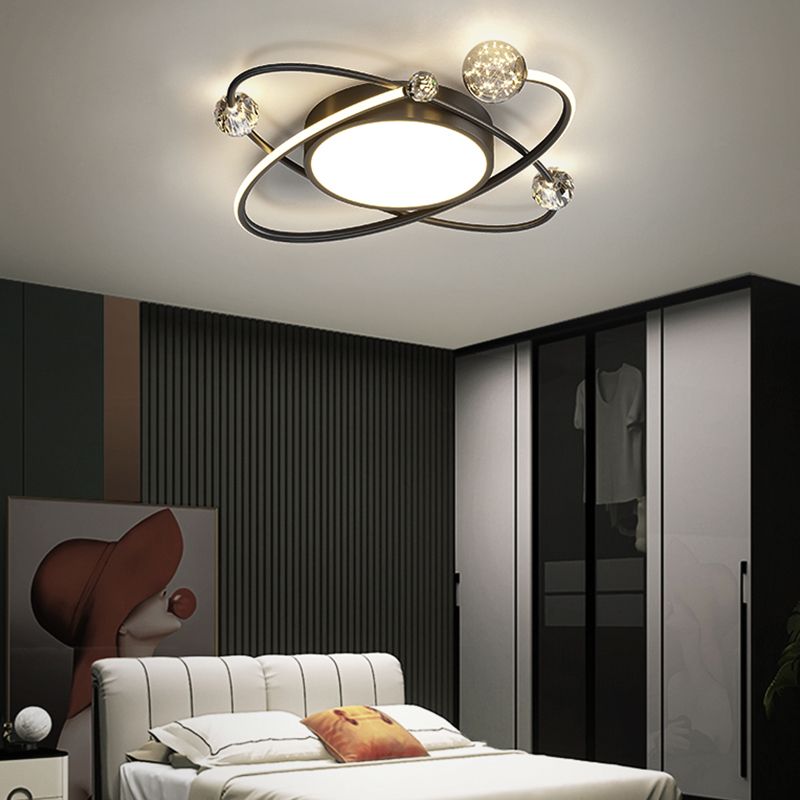 LED Flush Mount Light Modern Ceiling Lamp for Bedroom Living Room