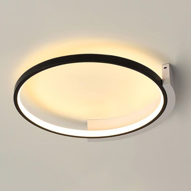 Arch-ronde Mount Light Fixtures Metal Modern Simplicity Flush Ceiling Light Fixtures for Bedroom