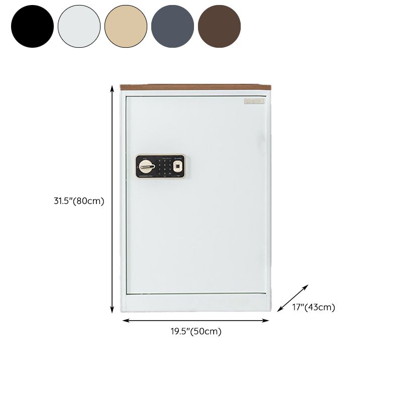 Medieval Modern Cabinet Metal Frame Key Locking File Cabinet