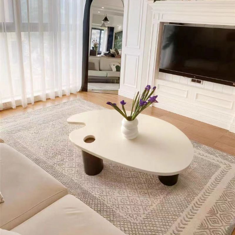 Modern Irregular 1 Single Coffee Table 15.-In High 3 Legs Cocktail Table
