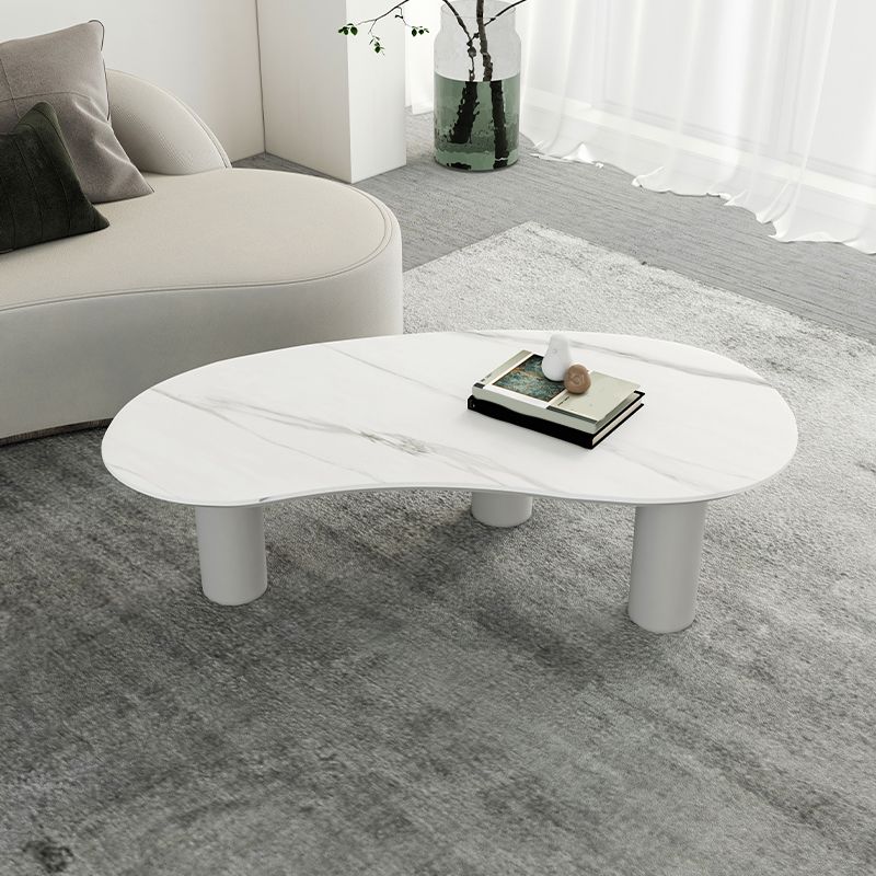 Modern 3 Legs Coffee Table Slate Coffee Table for Living Room